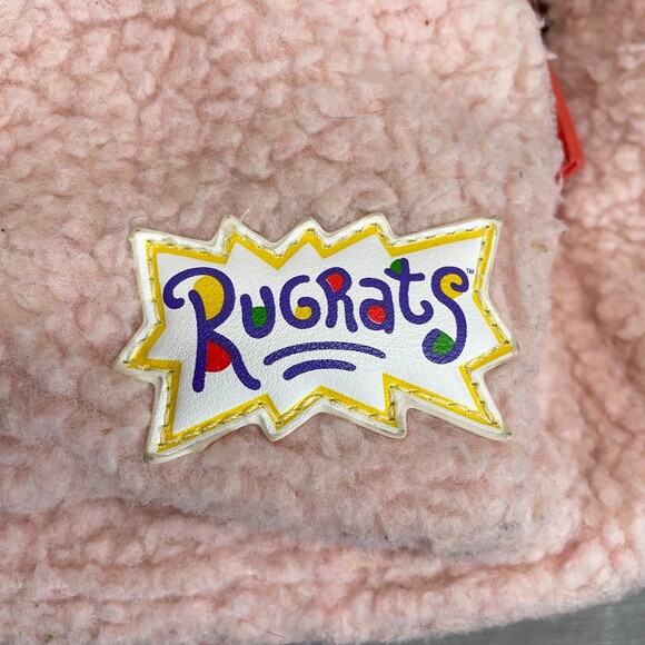 2018 Nickelodeon Rugrats Angelica Pink Sherpa Mini Backpack Limited Edition 90s main image 4